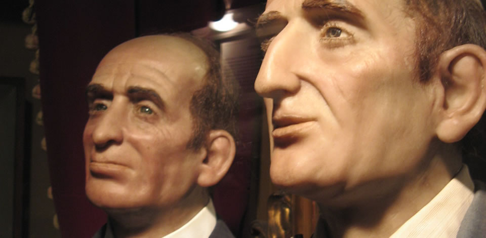 Quinquela Mart&iacute;n y Juan de Dios Filiberto | Museo Hist&oacute;rico de Cera